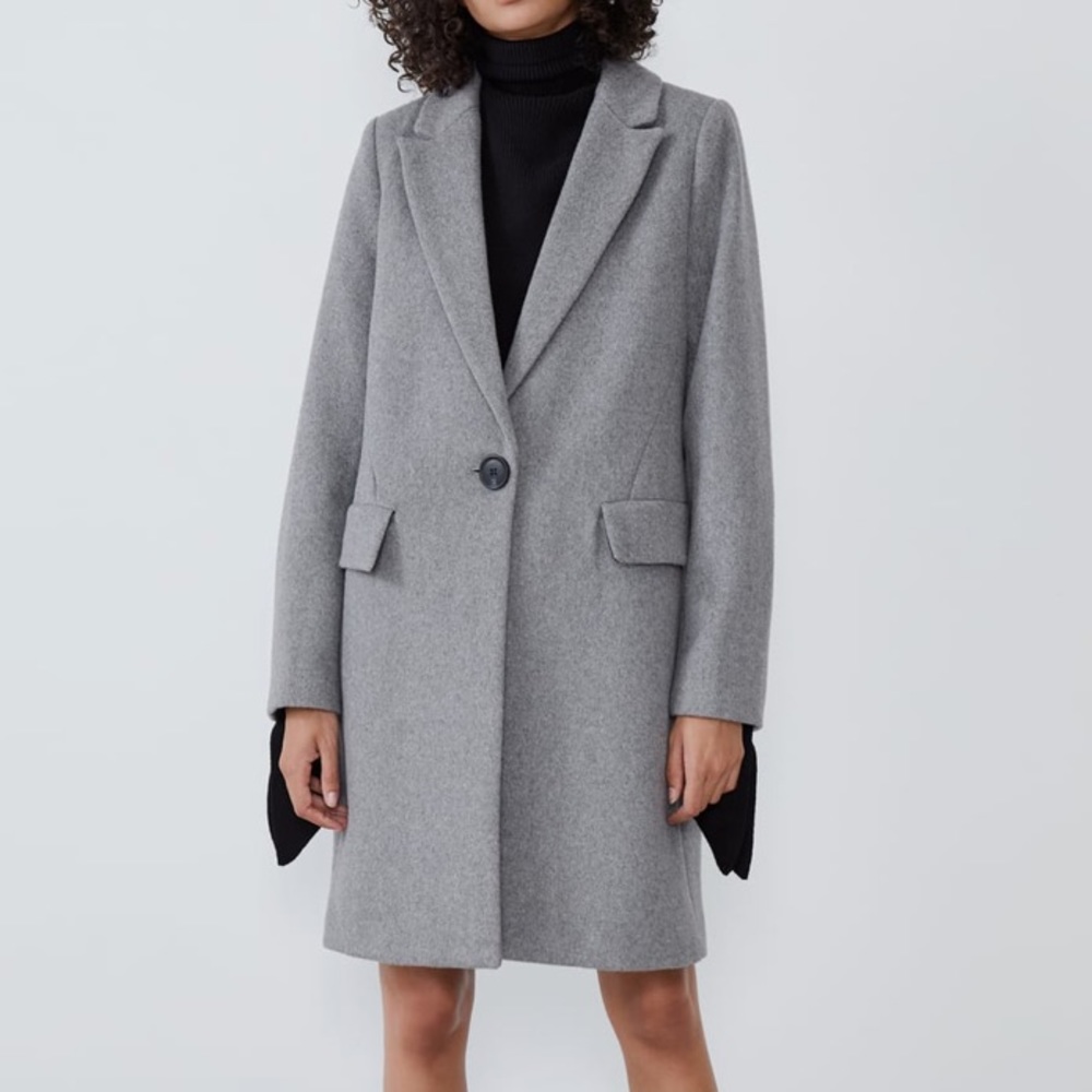 Zara grey coat